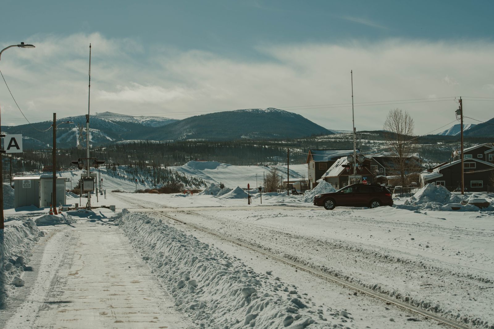 Residential streets in Boulder, Colorado