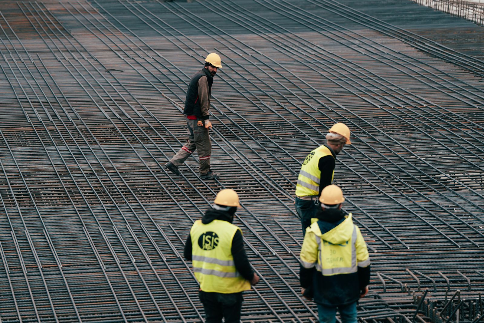 A crew at work on a Boulder County site